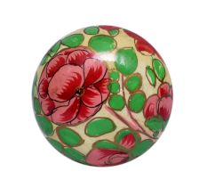 Hand Pinted Flower Indian Kashmiri Dresser Knobs